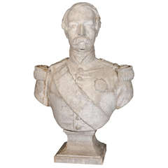 Plaster Bust of Napoleon III