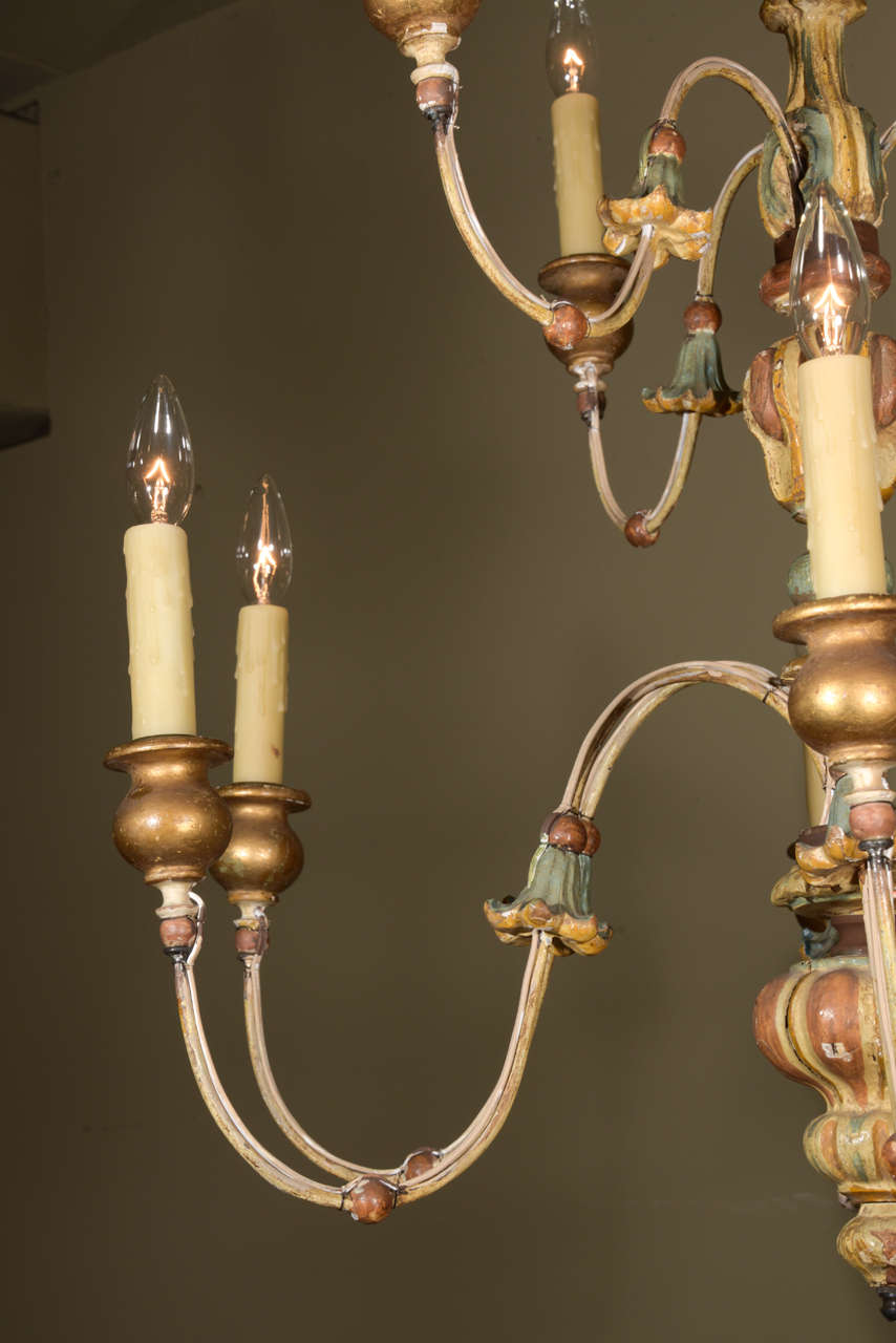 Baroque Early 20th Century Chandelier from Genoa