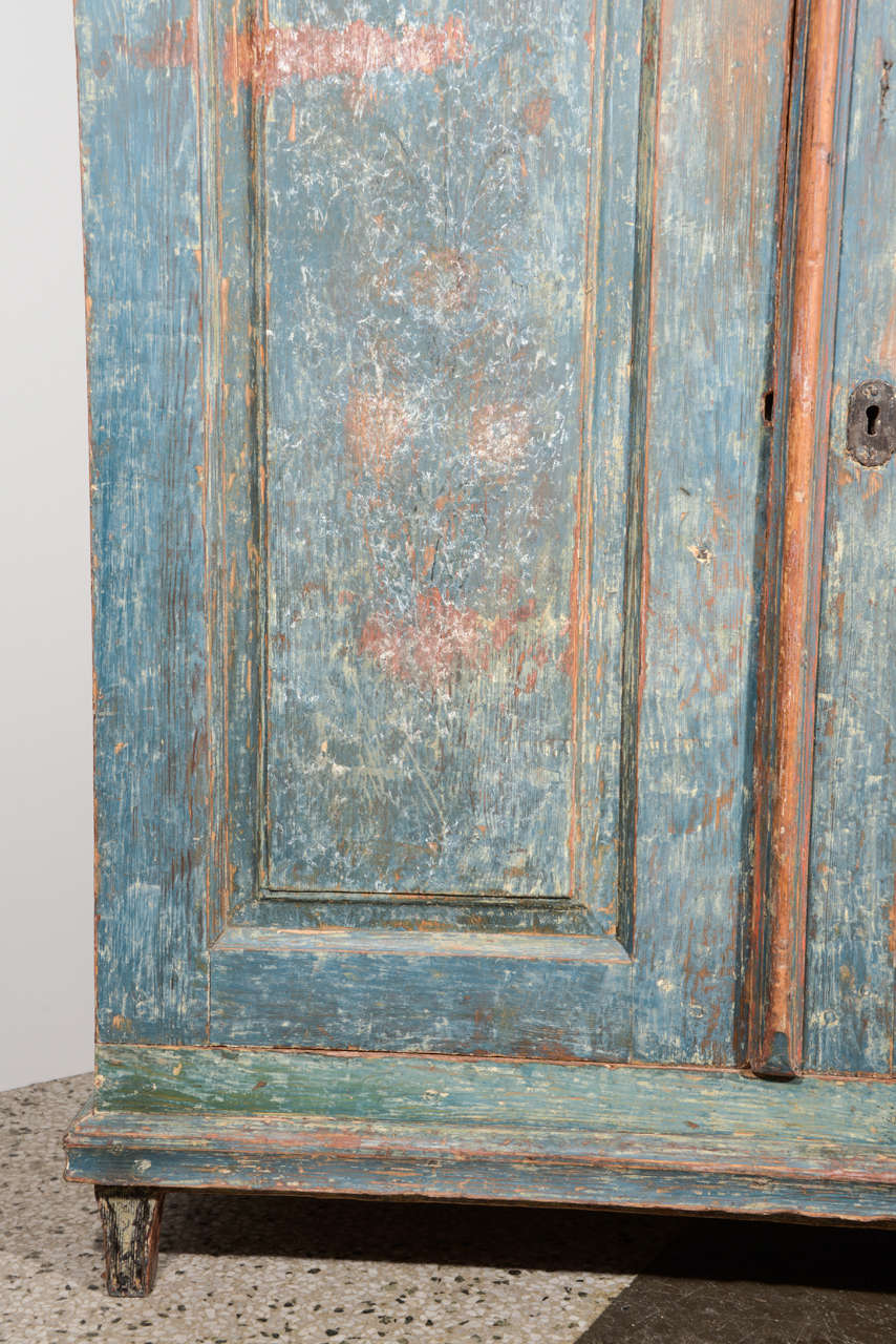 19th Century Gustavian Painted Cupboard