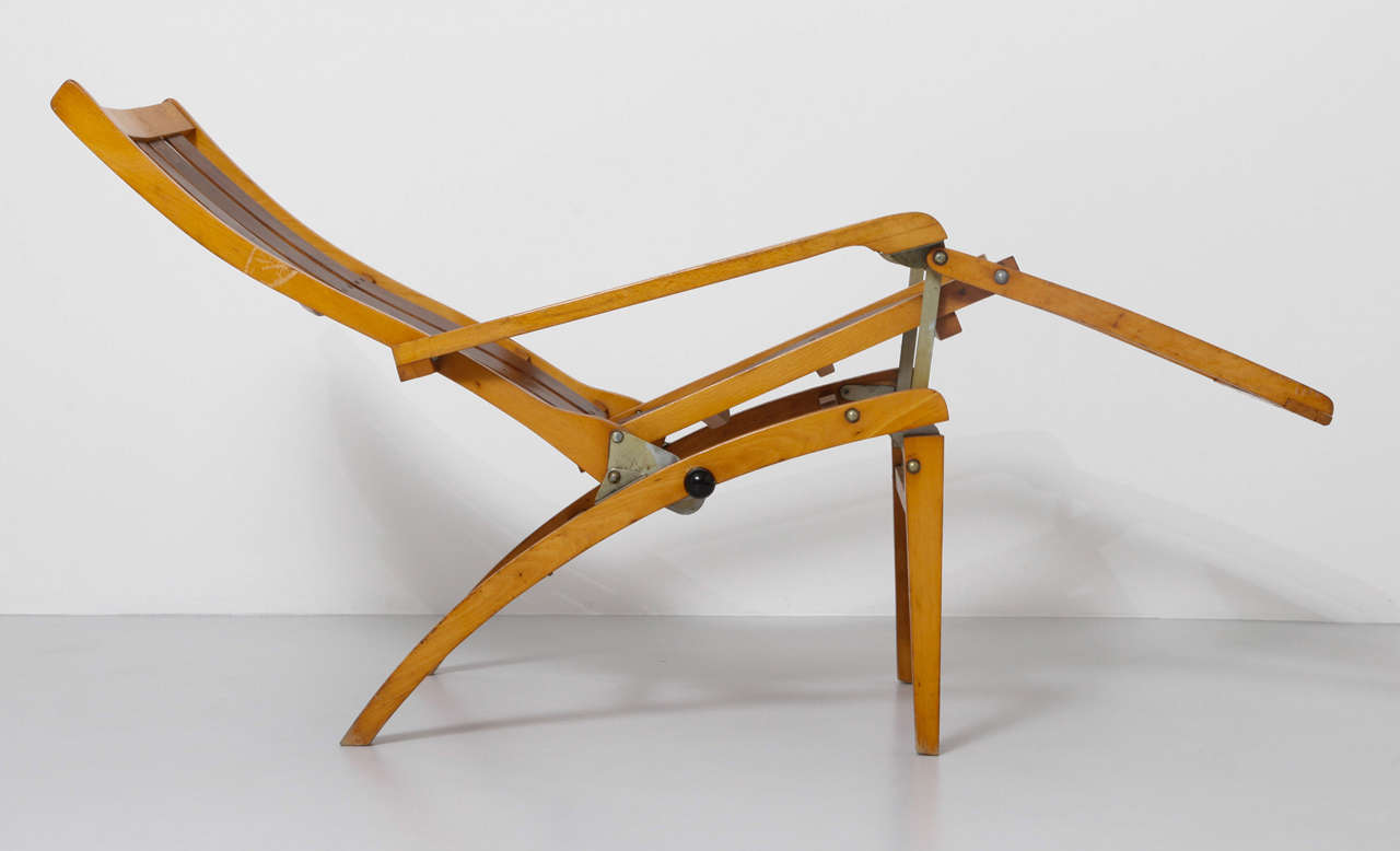Art Deco Siesta Lounge Bentwood Chair, by Hans & Wassili Luckhardt for Thonet