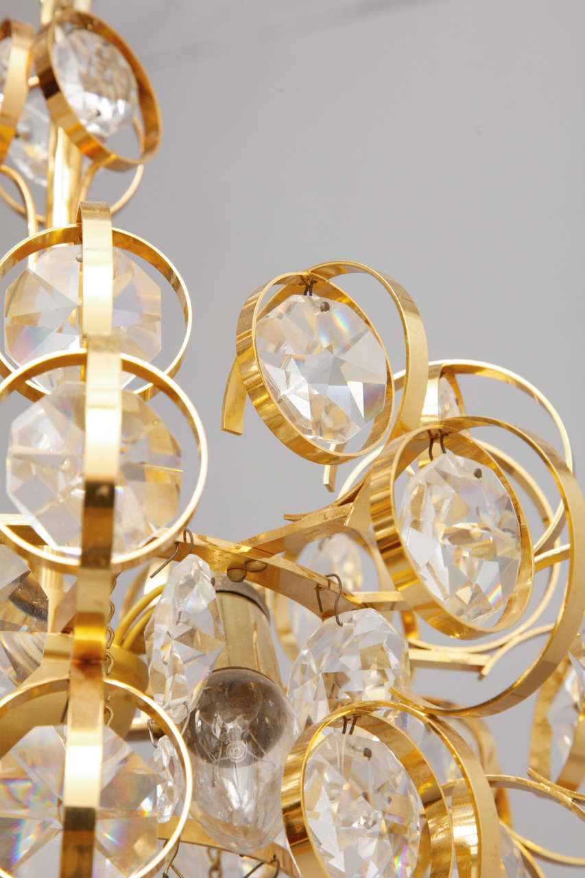 Faceted Palwa Jewel-Like Chandelier