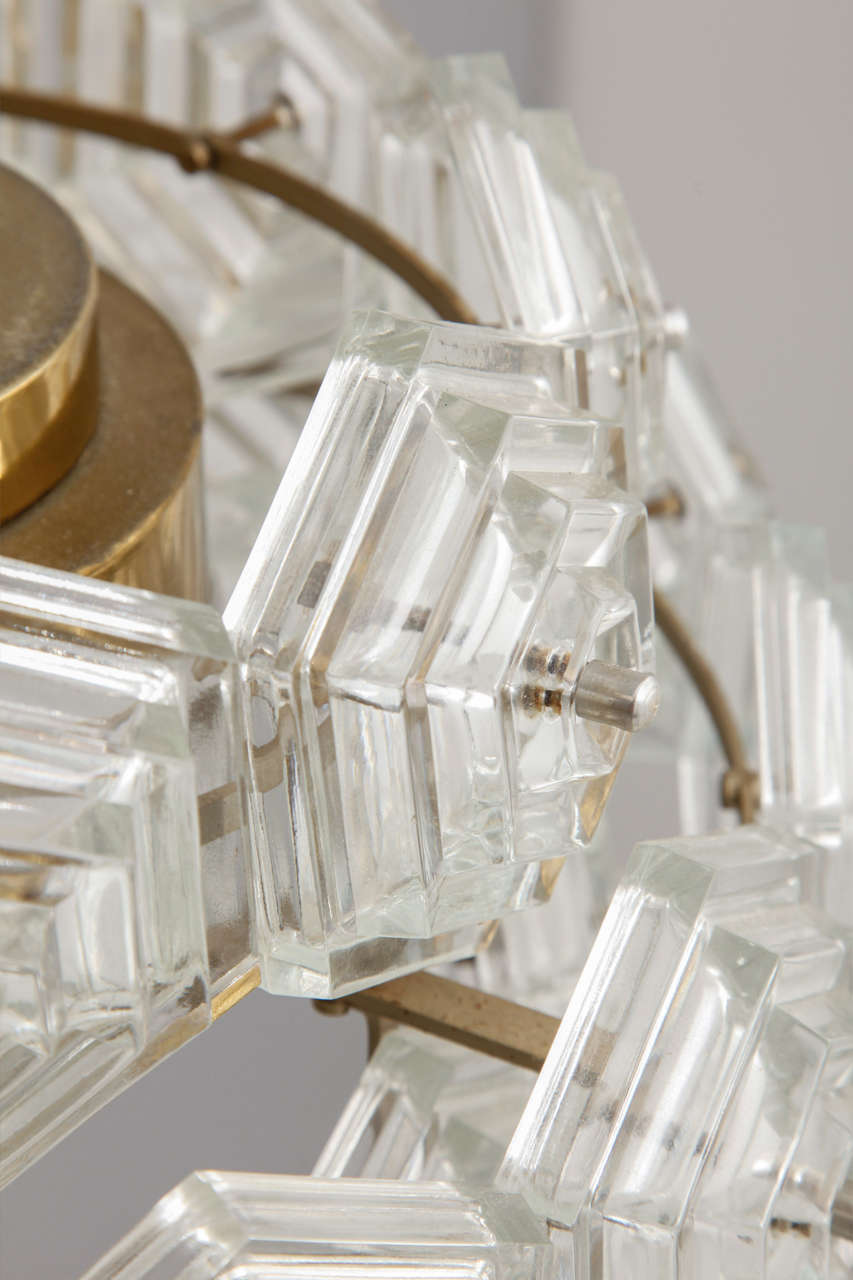 Modernist Vintage Glass Prisms Chandelier, Kinkeldey, 1960s at 1stDibs glass prisms for sale