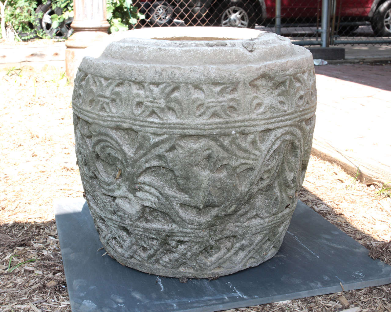 18th Century and Earlier European Carved Stone Vessel