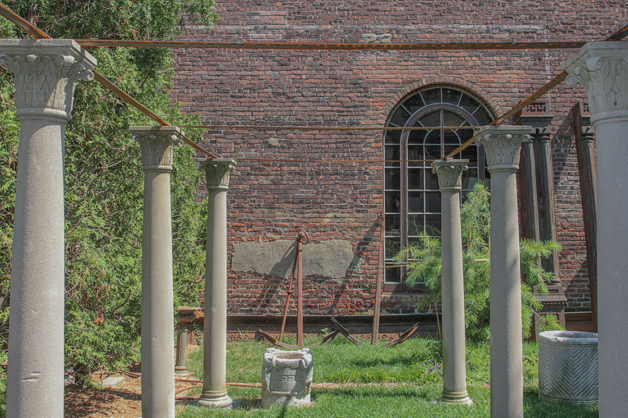 Limestone Colonnade For Sale at 1stDibs