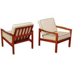 Pair of Grete Jalk armchairs