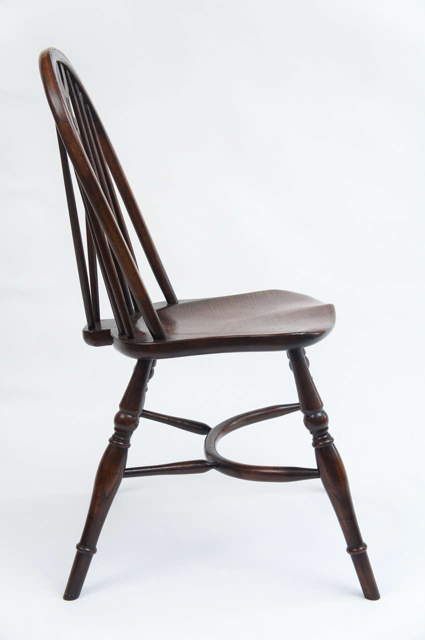 Edwardian Set of Ten English Oak Windsor Chairs, Early 20th Century
