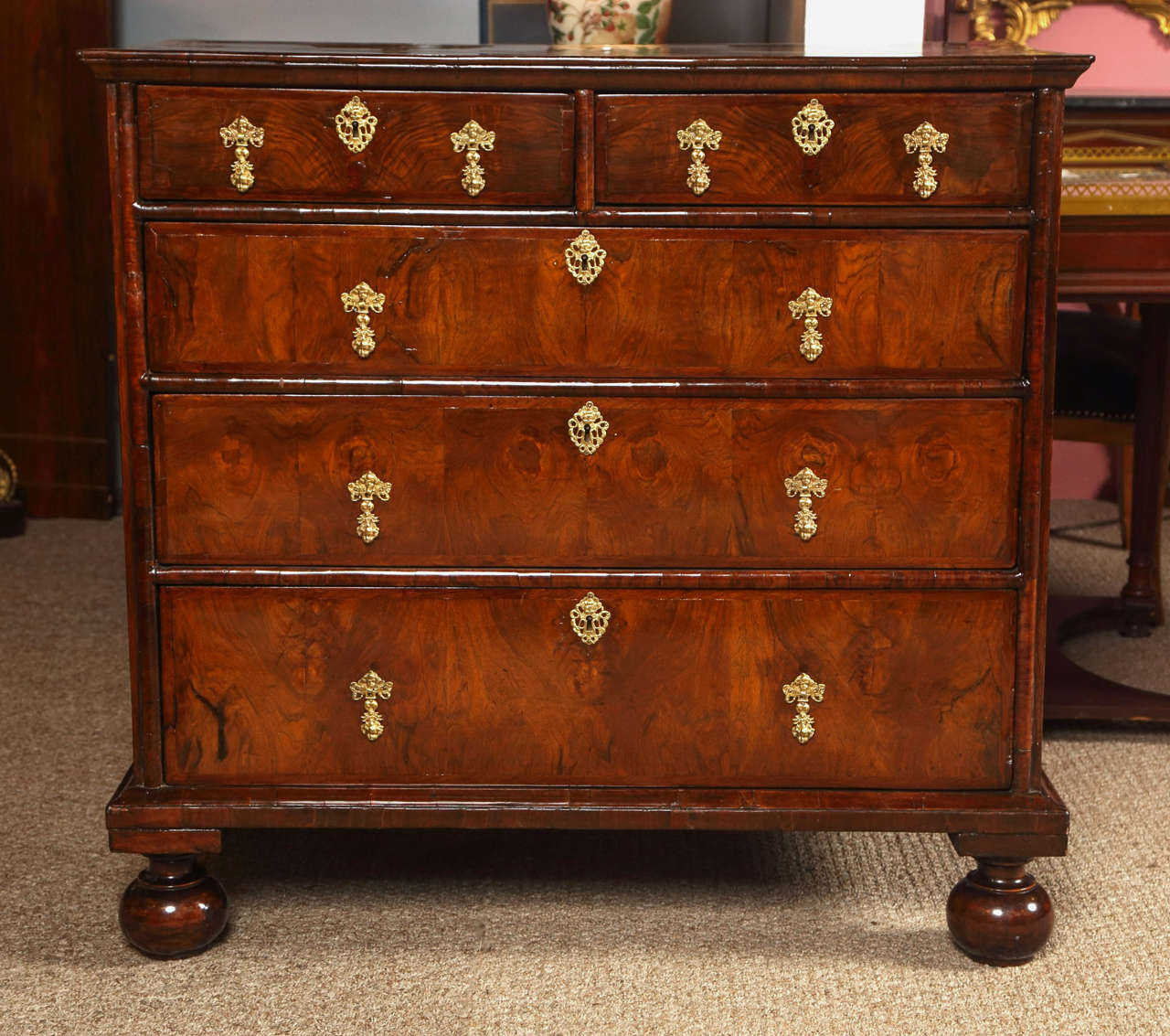 17th Century William and Mary Chest or Commode 3