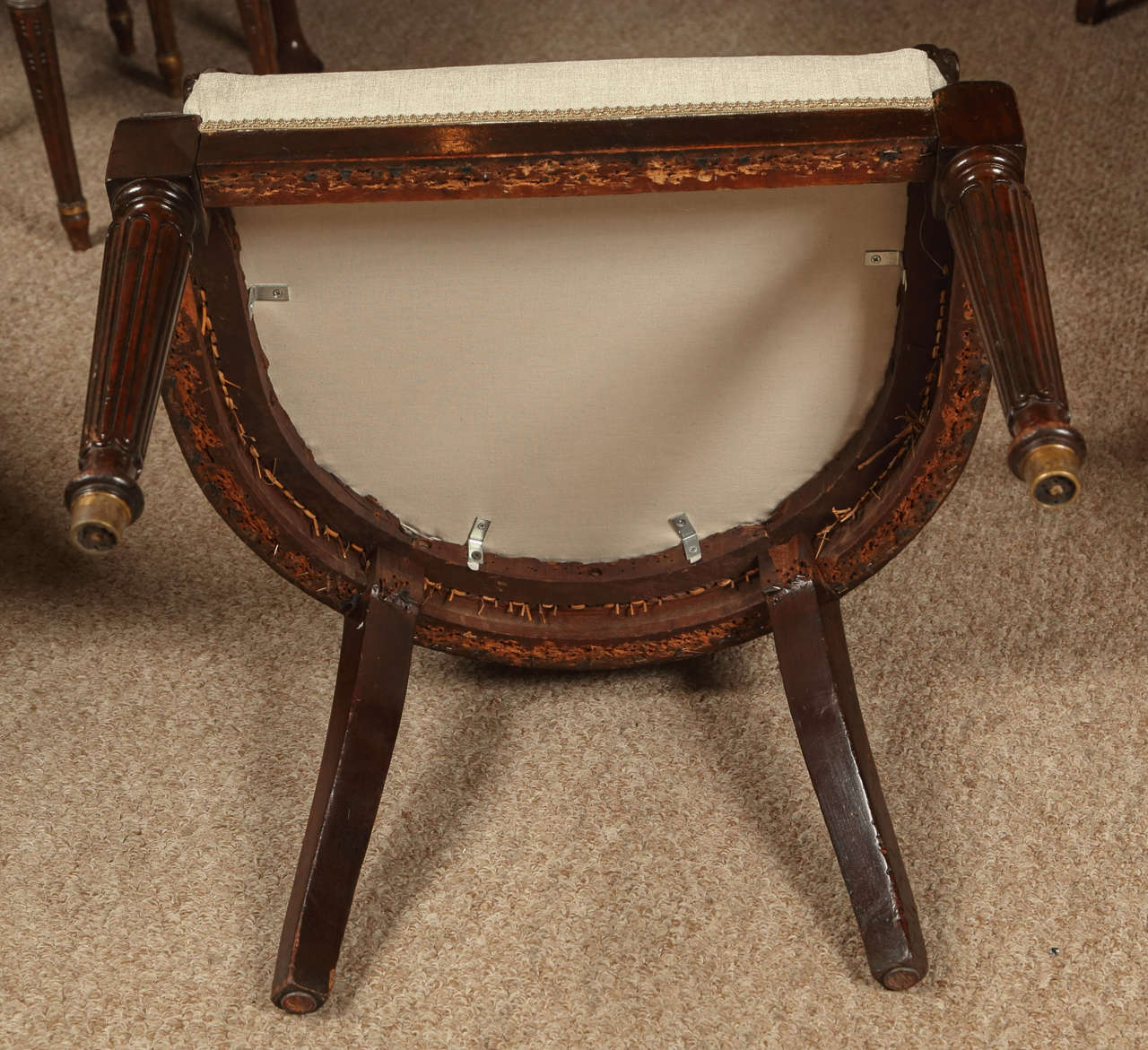 Fine 19th Century Ramshead Arm or Desk Chair 4