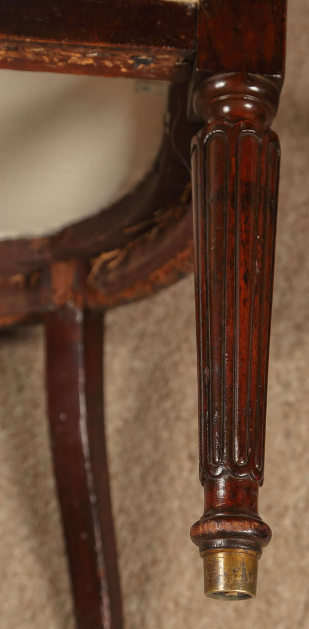 Fine 19th Century Ramshead Arm or Desk Chair 5