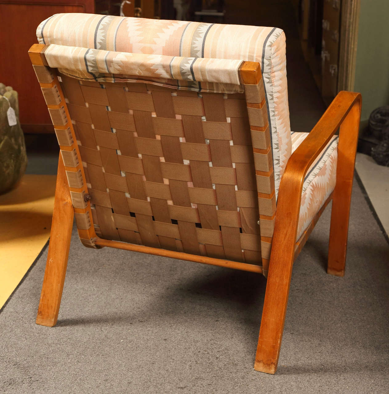 Pair of Alvar Aalto Armchairs with Cushions 1