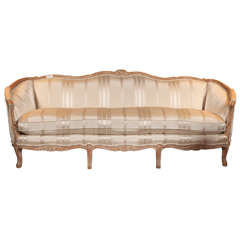 Louis XV Style Pickled Finish Couch