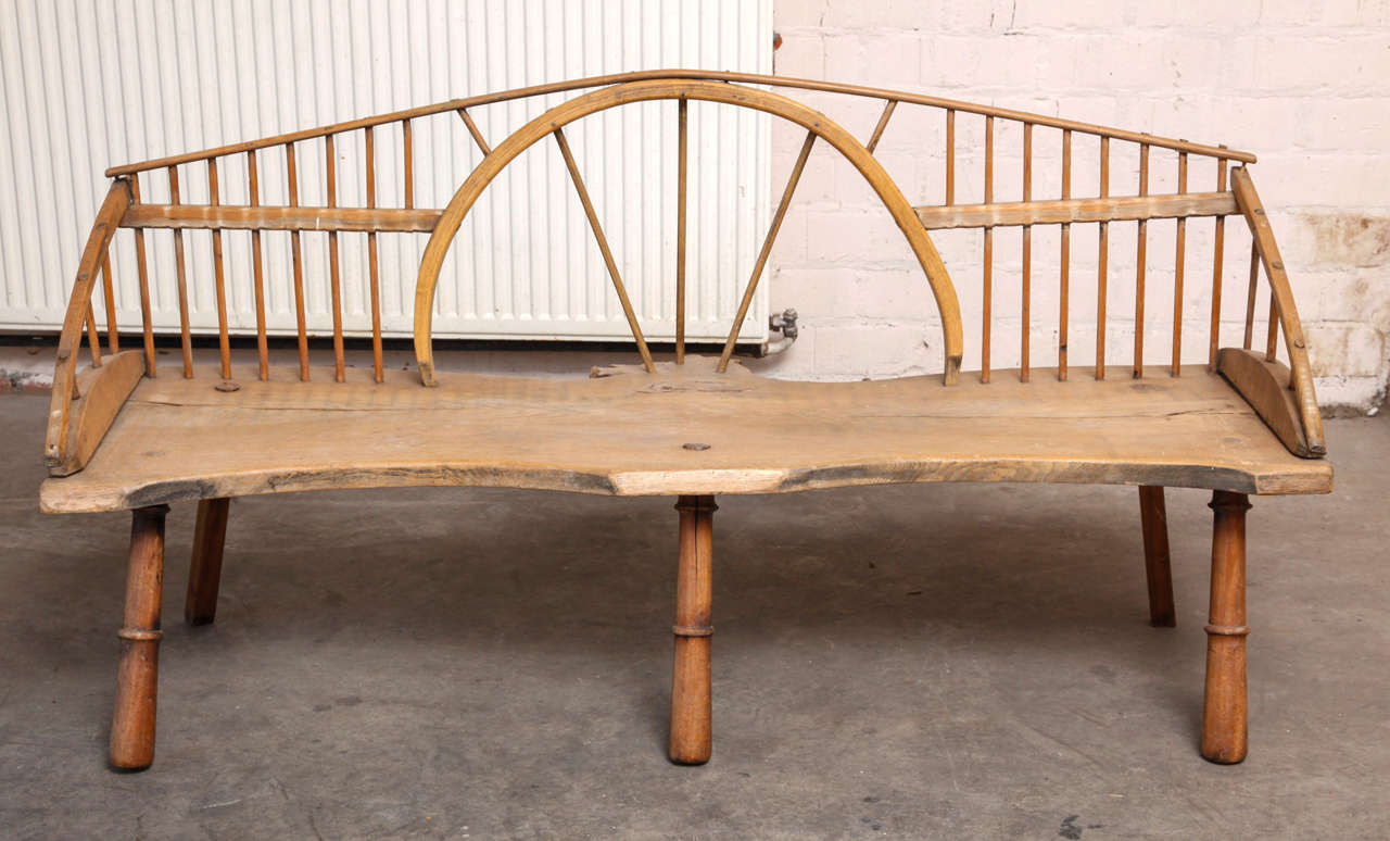 English Country Bench of Exceptional Design