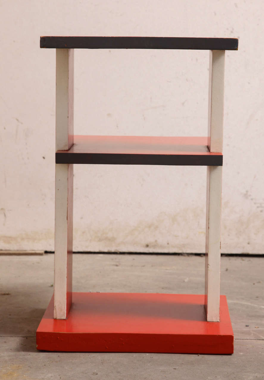 Modern Rietveld Style Occasional Table For Sale