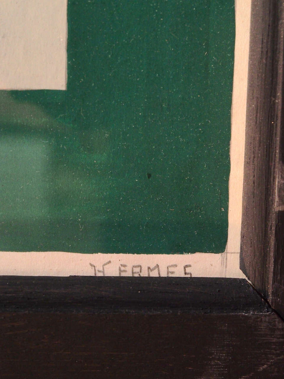 Mid-20th Century SALE Gouache Prototype for an Hermès Scarf For Sale