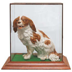 Vienna Porcelain figure of Cavalier King Charles Spaniel 9