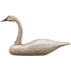 Hand-Carved Currituck Swan