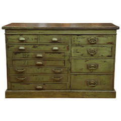 Original Painted Hardware Store Counter