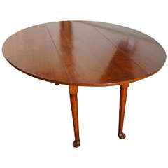 Made to Order Drop-Leaf Cherry Table