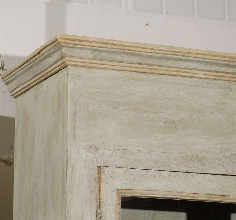 painted wood bookcase