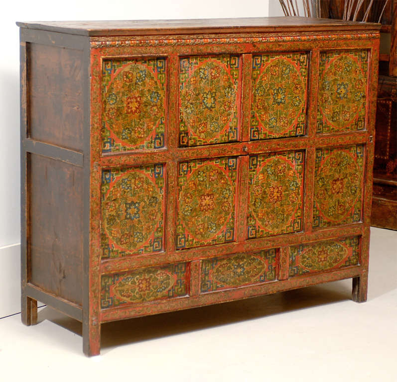 Pair of Tibetan Cabinets