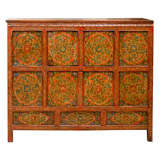 Antique Pair of Tibetan Cabinets