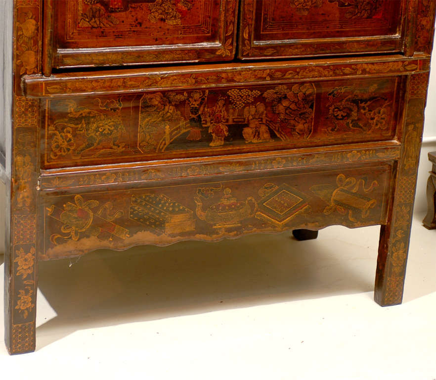 Shanxi Gold Wedding Cabinet For Sale 1