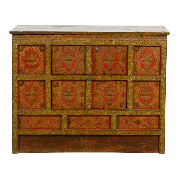 Pair of Tibetan Cabinets For Sale