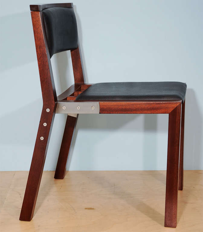 Prototype Side Chair by Jean-Michel Wilmotte for Tecno In Excellent Condition In New York, NY