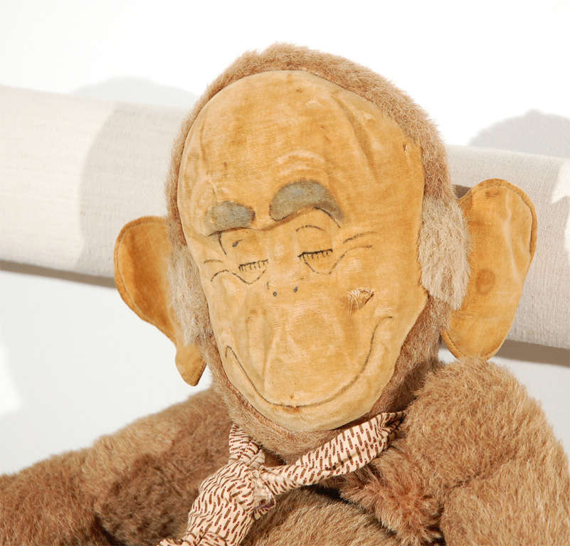 antique stuffed monkey