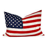 Vintage Extra Large 48 Star Flag Pillow/Printed Stars