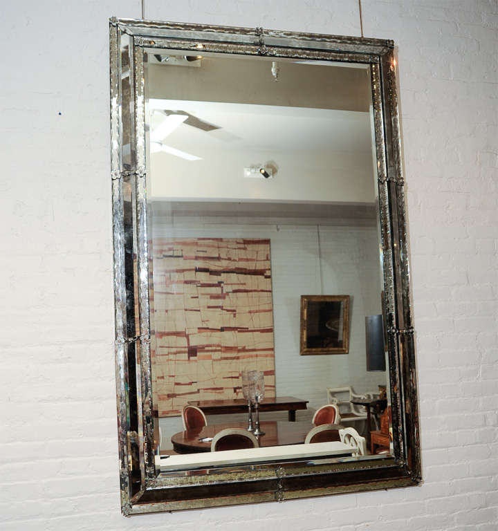 Large-Scale Venetian Mirror in the Baroque Manner