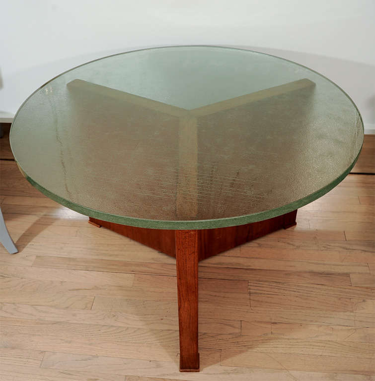 French Exceptional Jacques Adnet Table