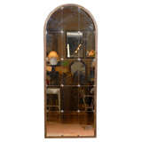 Gothic Style Cast Iron Mirror with Arched Dome