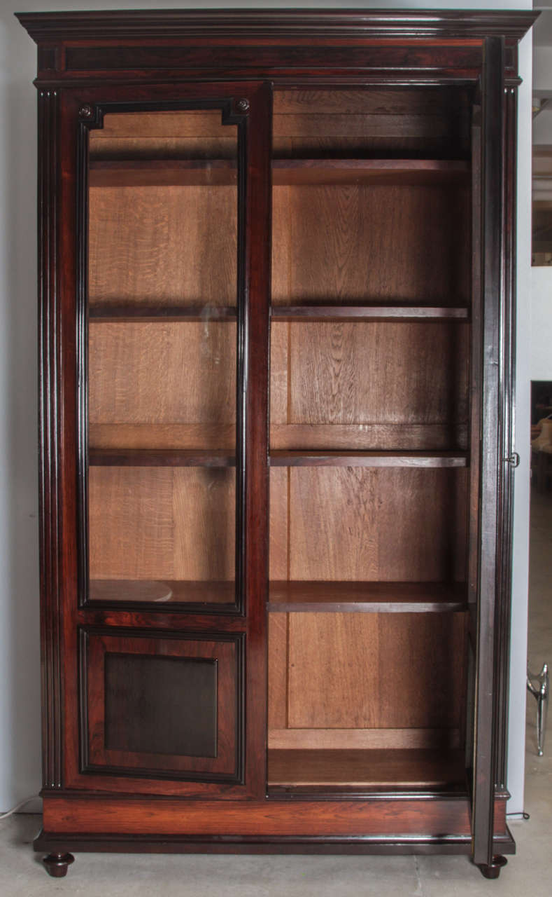 French Rosewood Bookcase, 19th Century 3