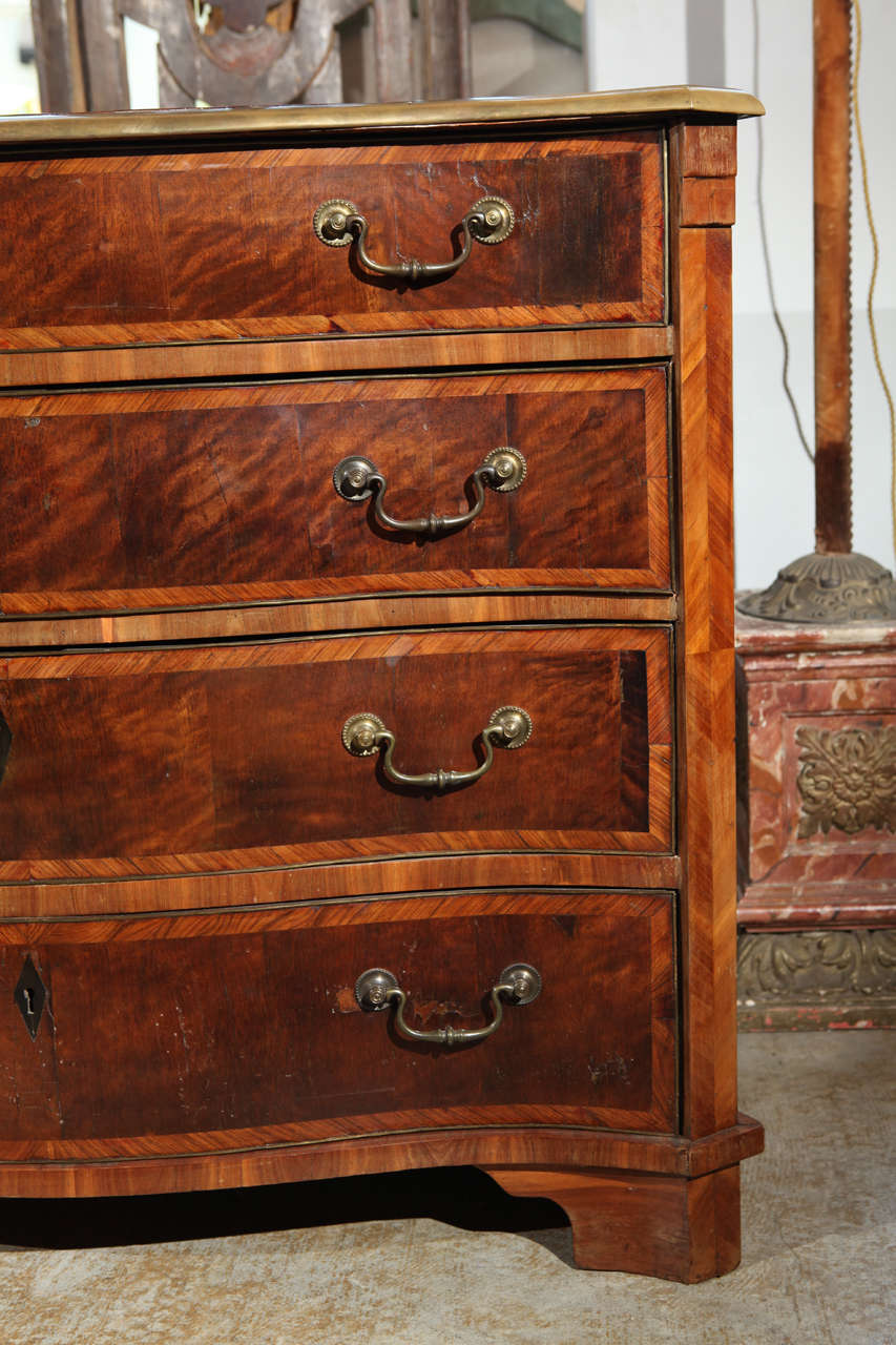 Belgian 19th Century, Marquetry Embellished Commode  For Sale