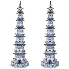 Large, Repbulic Period Pagodas
