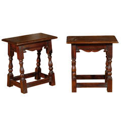 Pair of English Joint Stools