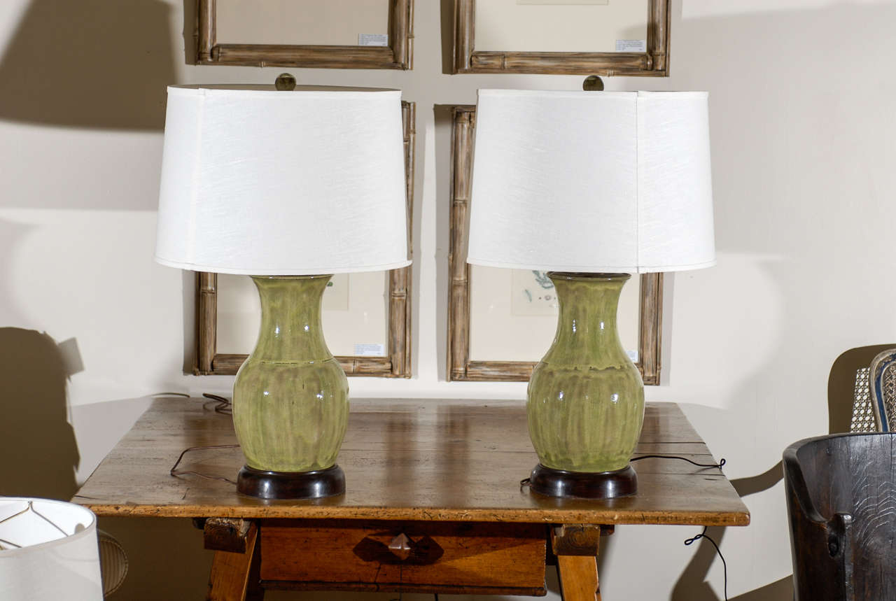 Contemporary Original Hand Turned Lamps by North Georgia Potter