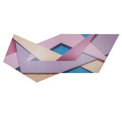 Monumental Acrylic on Canvas, Cleveland School