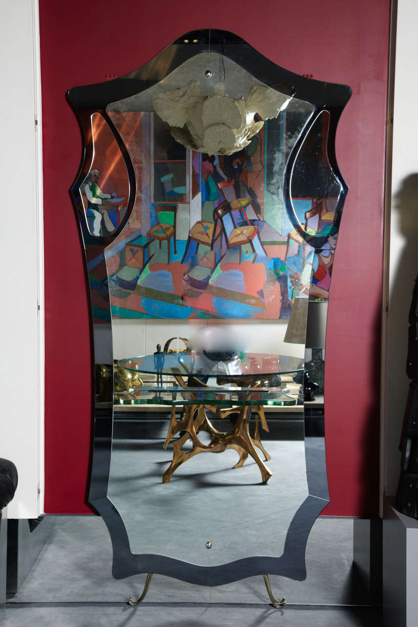 Elegant Italian Console Mirror C.1950