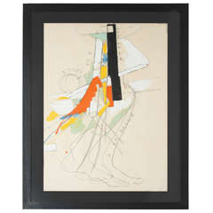 "A La Balla" Mixed Media by Mario Schifano, Italian Futurist
