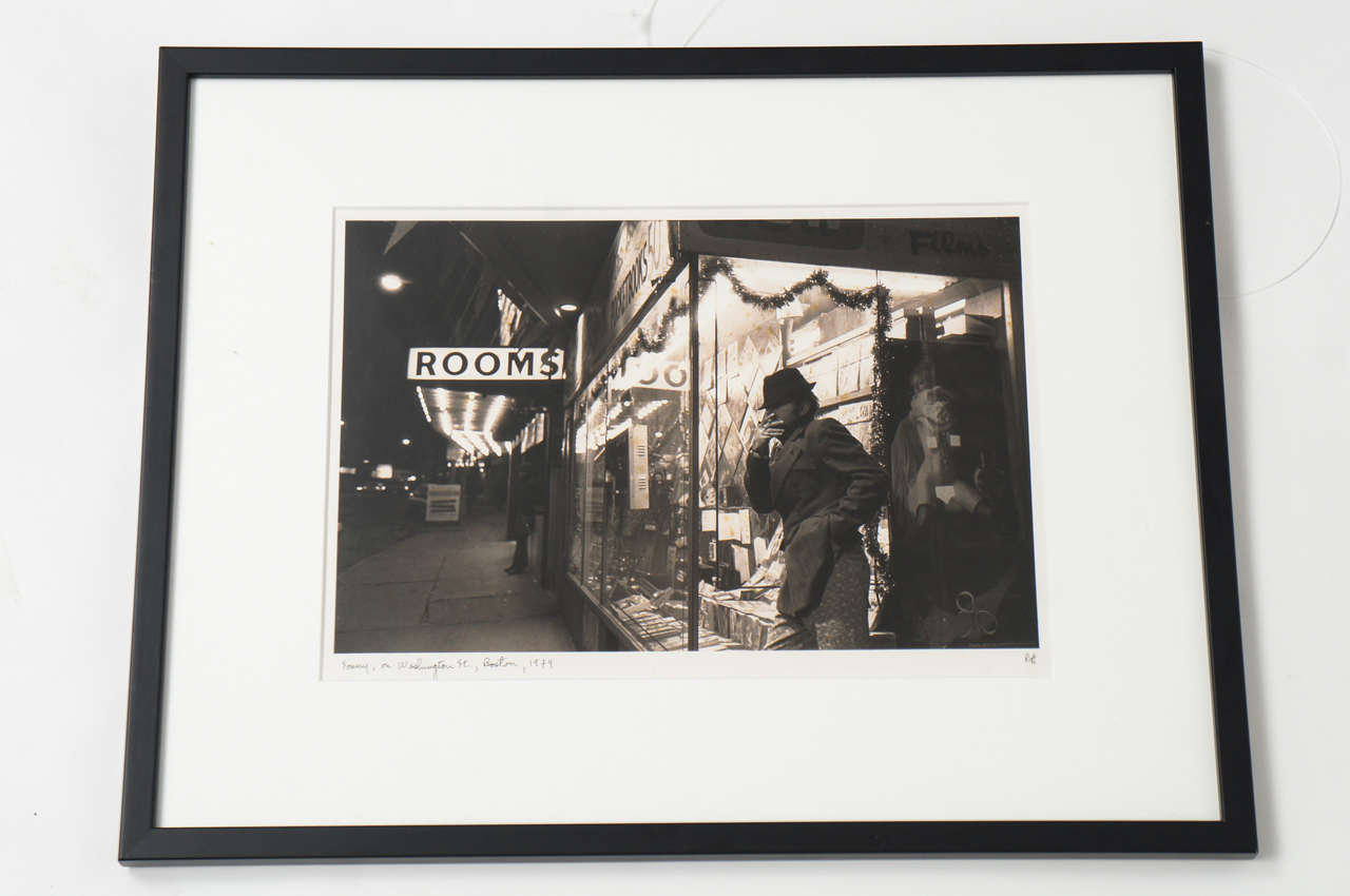 Vintage gelatin print by Roswell Angier, from a collection of photos taken in the 