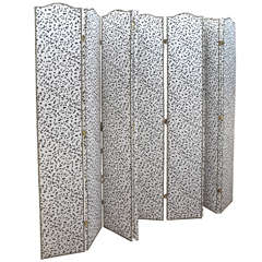 Upholstered 9 Panel Screen