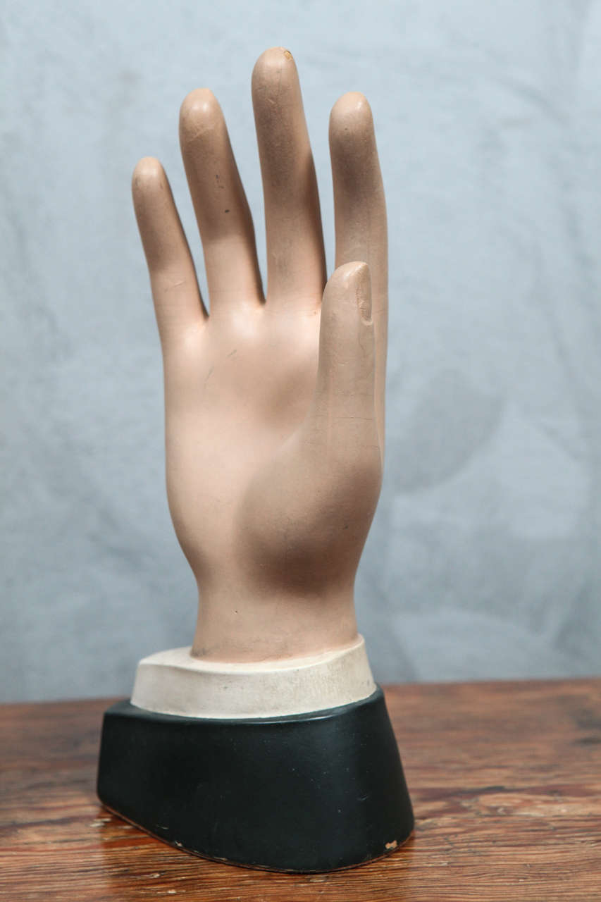 Pair of Men's Mannequin Hands For Sale at 1stdibs