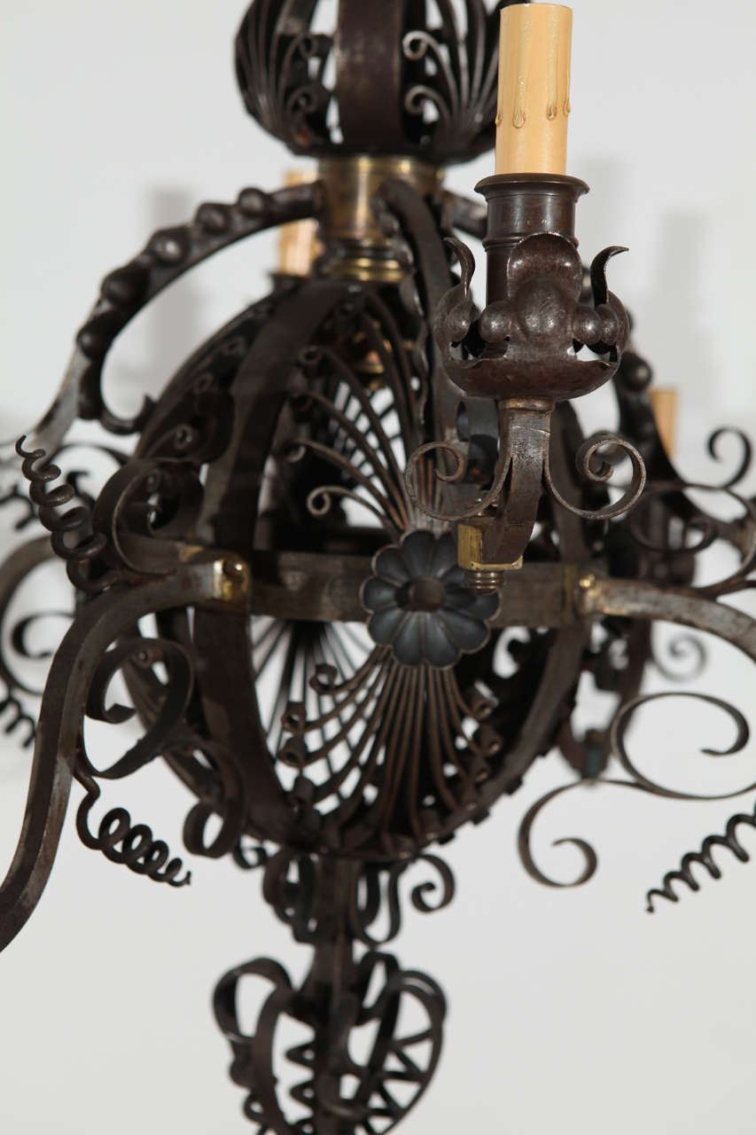 Early 20th Century French Chandelier For Sale 4