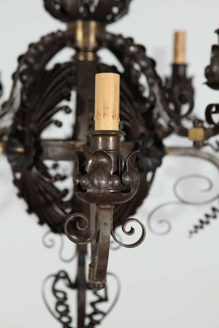 Early 20th Century French Chandelier For Sale 5