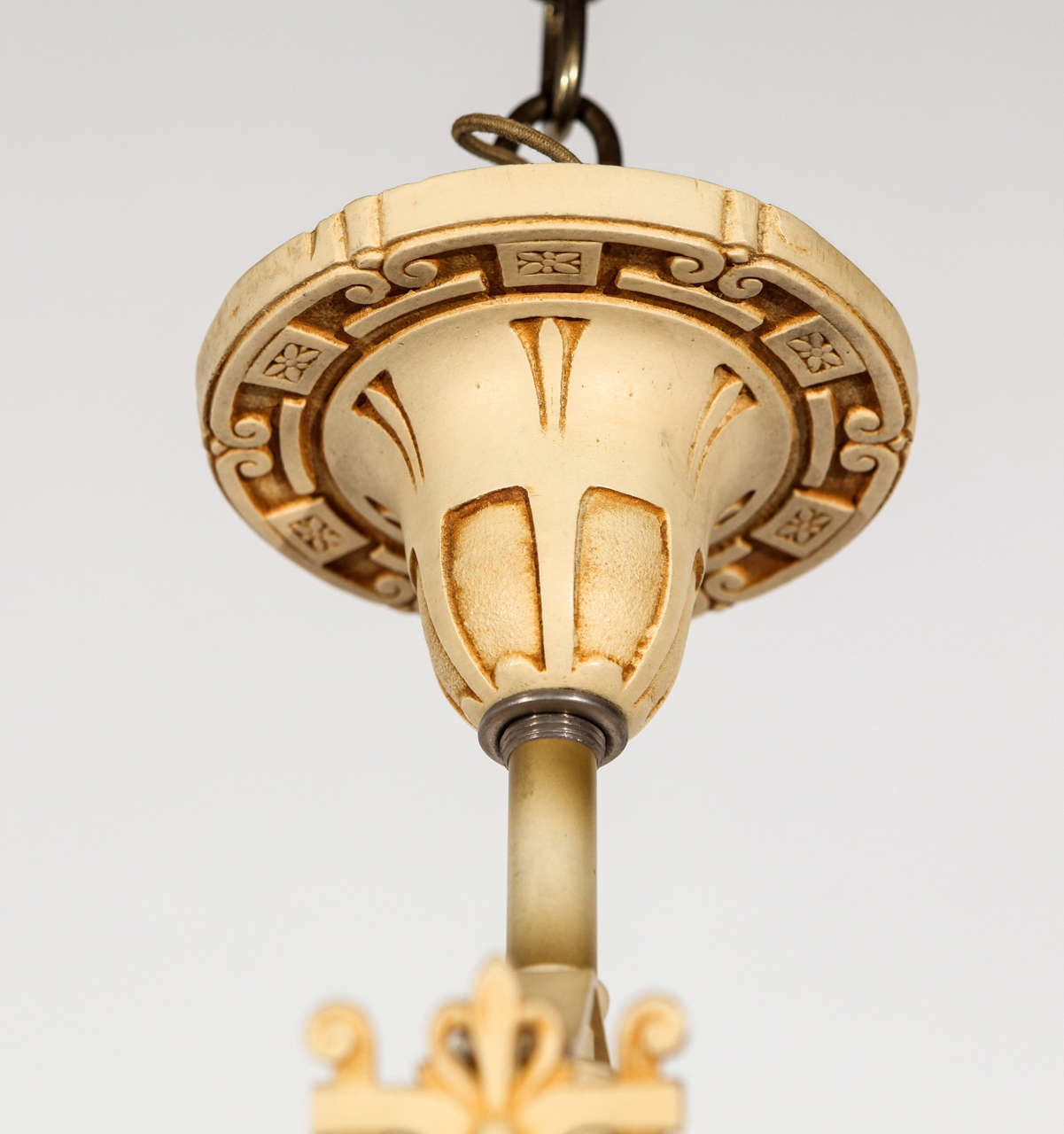 Art Deco Fixture by Markel In Excellent Condition For Sale In Los Angeles, CA