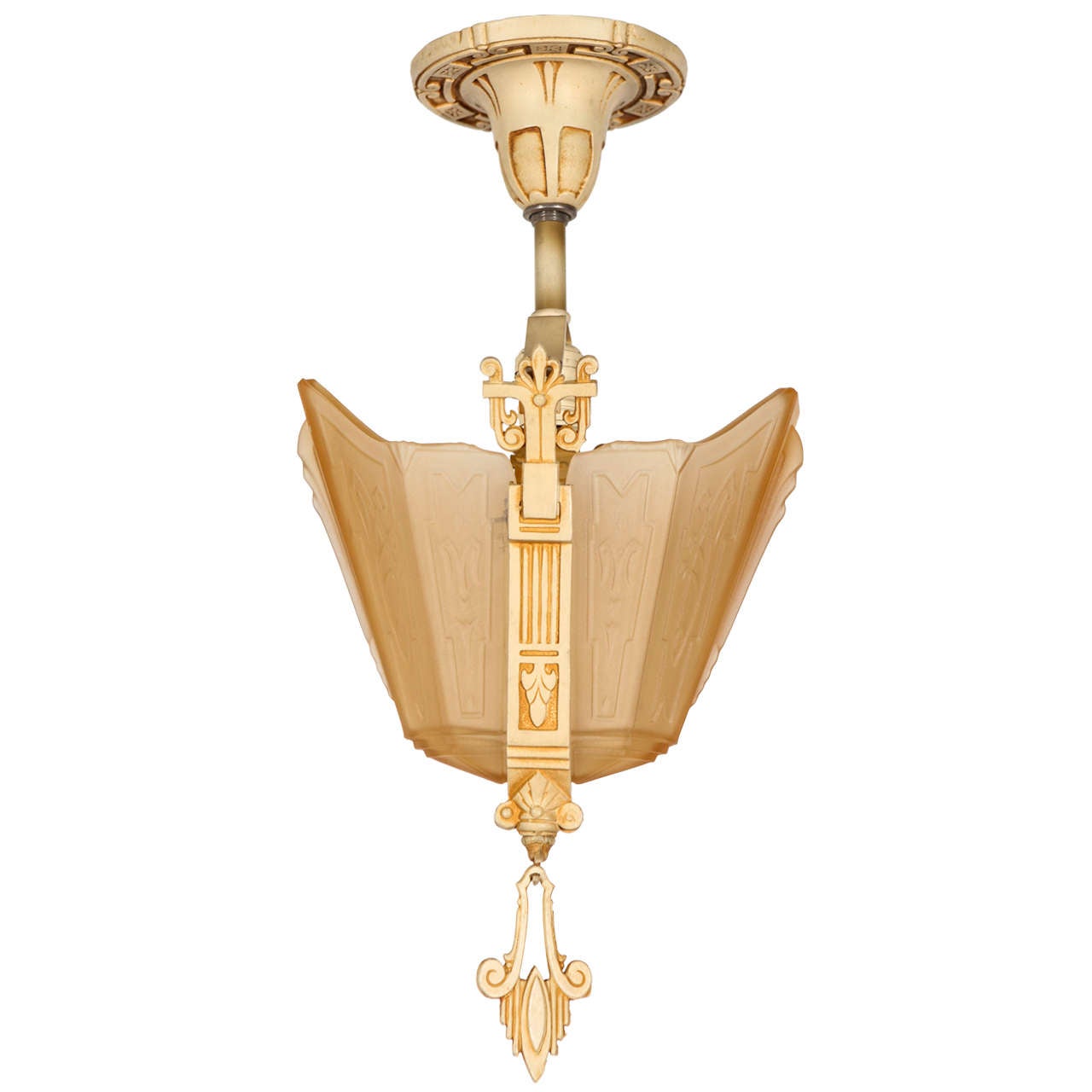 Art Deco Fixture by Markel For Sale