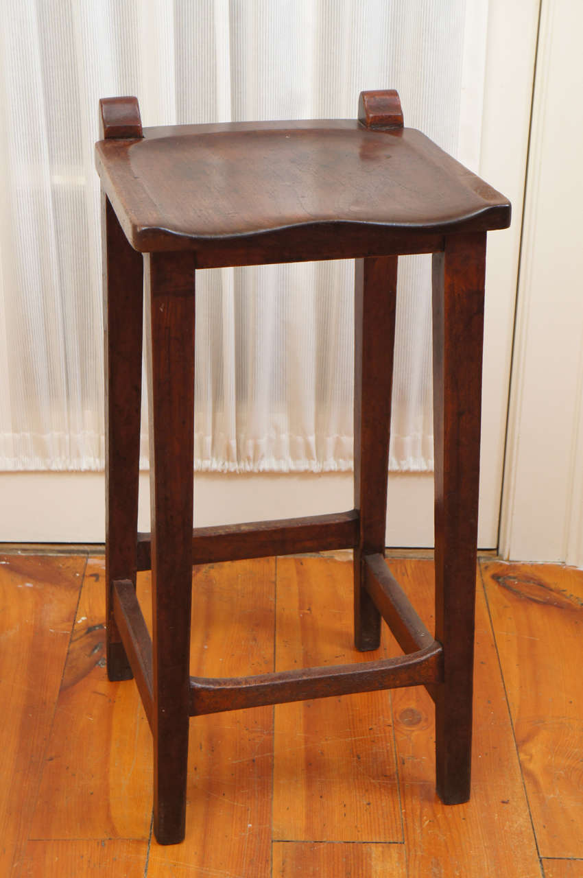 English Pub Saddle Seat Bar Stool