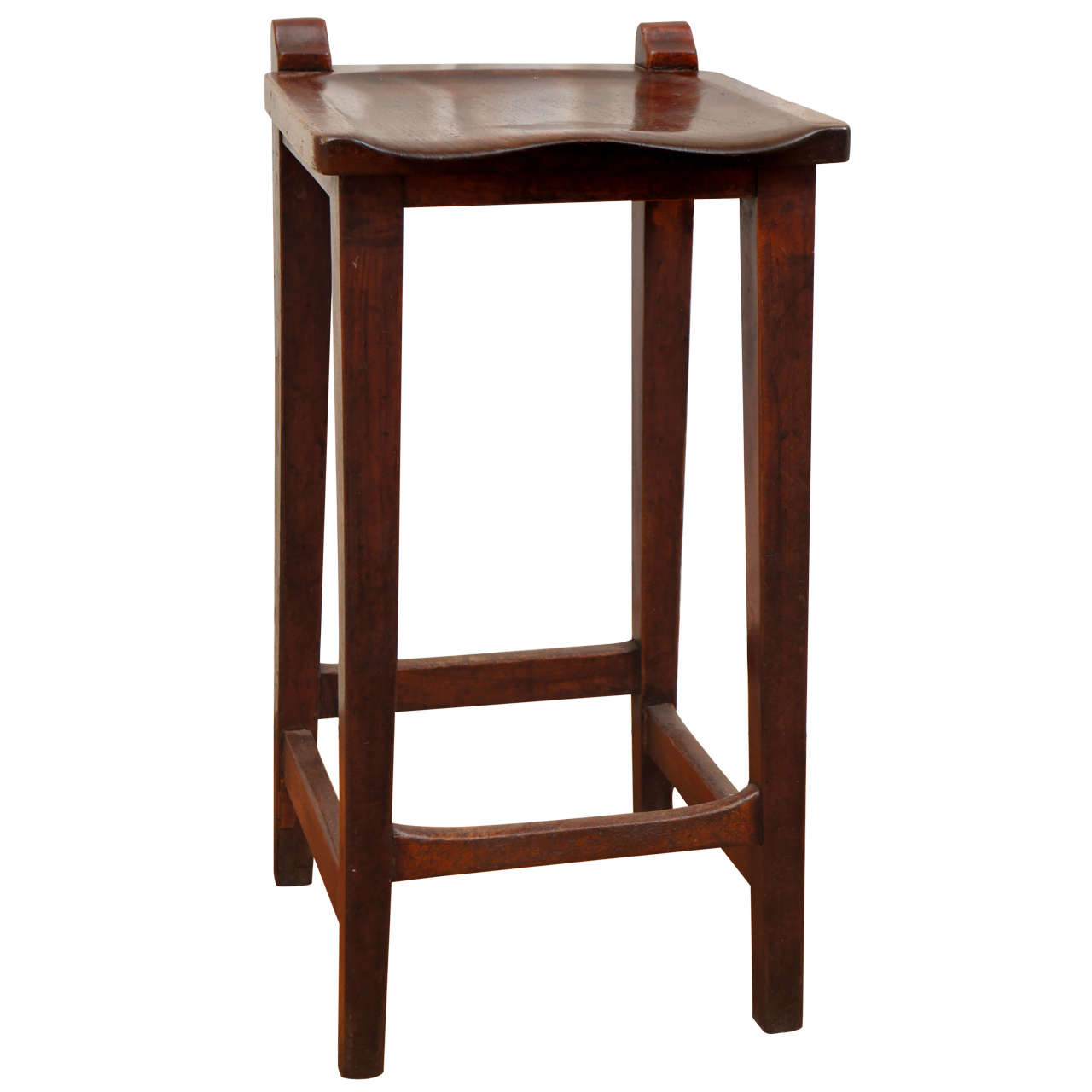 English Pub Saddle Seat Bar Stool
